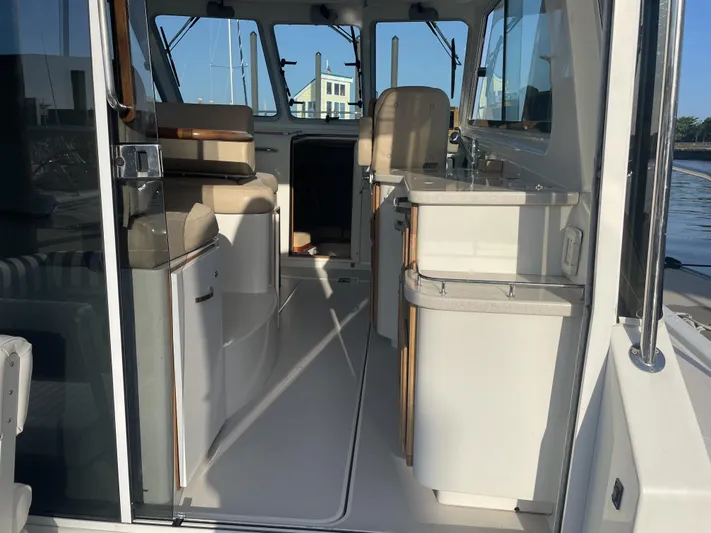 Allure Yacht Photos Pics Helm Deck entrance