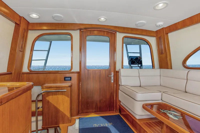 Badonkadonk Yacht Photos Pics 2005 76 Whiticar Enclosed Bridge Badonkadonk Bridge