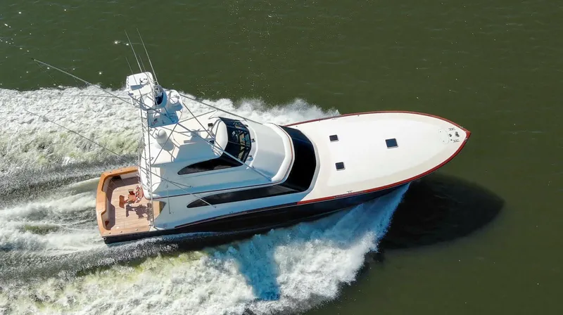 Badonkadonk Yacht Photos Pics 2005 76 Whiticar Enclosed Bridge Badonkadonk Exterior Profile