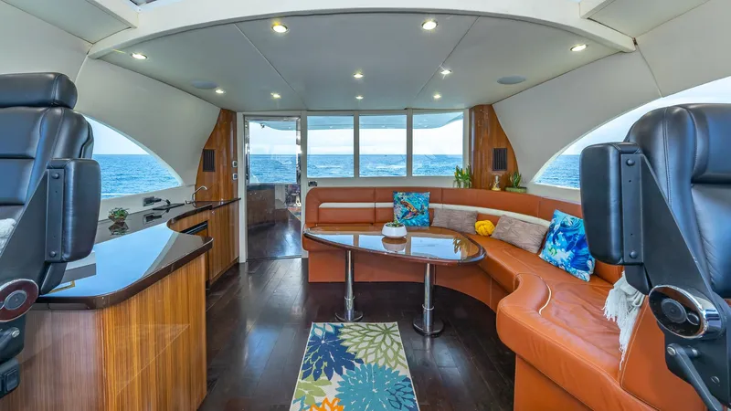  Yacht Photos Pics Luxurious interior of 2010 Custom 650 Catamaran with ocean view and modern seating.