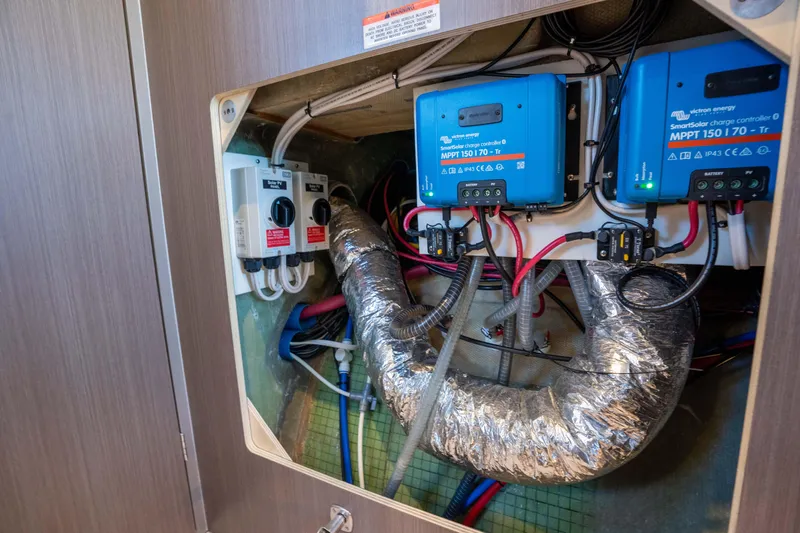 Grey Ghost Yacht Photos Pics Victron Solar Controllers