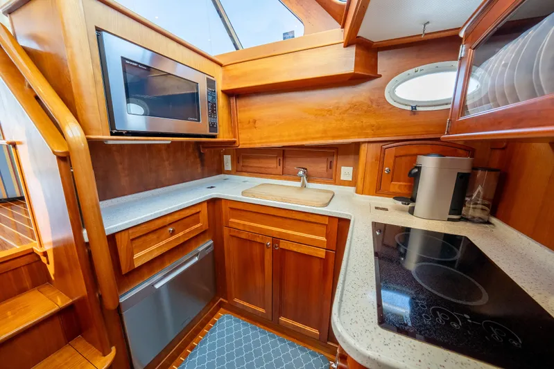 Concerto In Sea Yacht Photos Pics Galley Cooktop