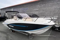 2026 Quicksilver 705 Open boat displayed at Blondeau Marine dealership.