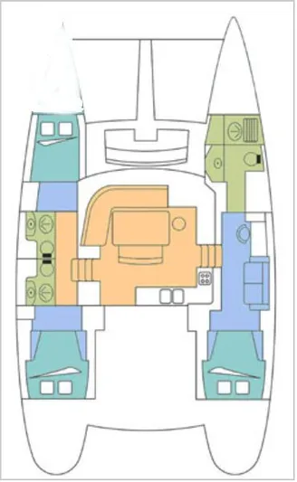  Yacht Photos Pics 3 cabin layout