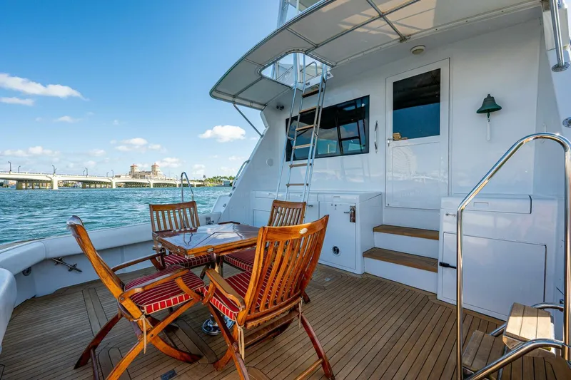 Enchantress Yacht Photos Pics 1997 Hatteras 65 Convertible - Image 13