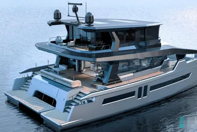 2026 Custom Electric Solar Catamaran ( Hull Completed )