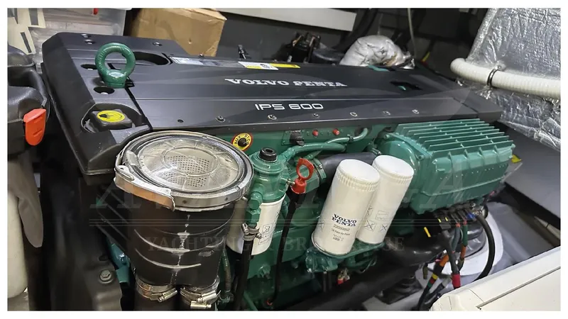  Yacht Photos Pics Volvo Penta IPS 600 engine in a 2014 Absolute 52 FLY yacht.