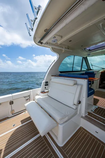 Yes Day Yacht Photos Pics 2021 Hinckley Sport Boat 40 X, featuring luxurious seating and ocean view.