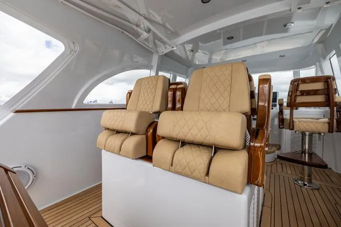 Drop Out Yacht Photos Pics Helm Deck Aft