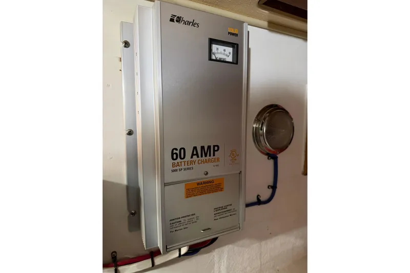  Yacht Photos Pics 60 AMP battery charger in 2008 Island Packet SP Cruiser yacht.