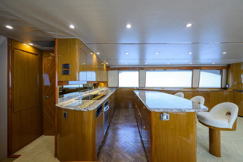 Blu Frog Yacht Photos Pics Viking 82 BLU FROG - Galley