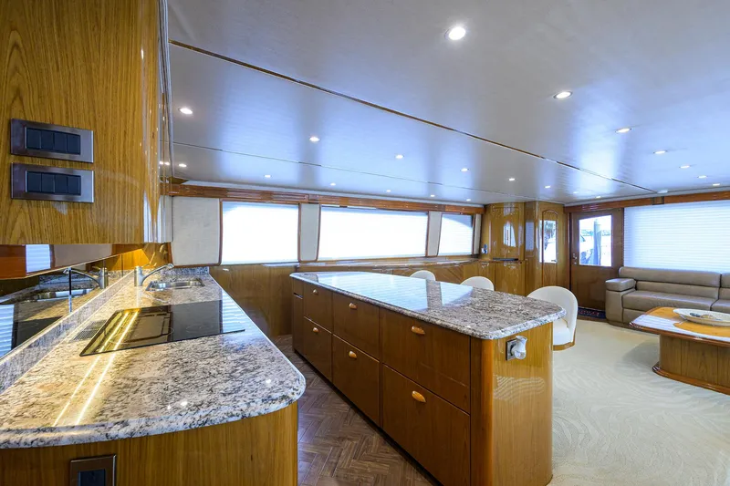 Blu Frog Yacht Photos Pics Viking 82 BLU FROG - Galley