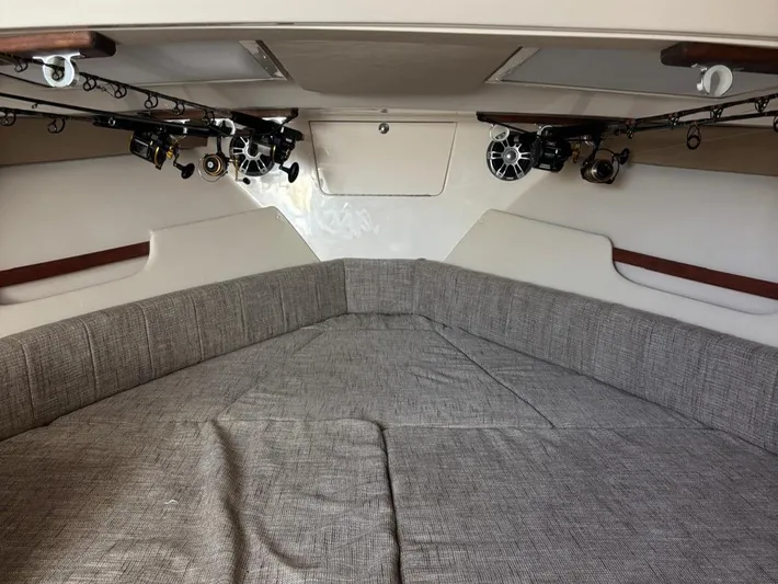  Yacht Photos Pics Interior of Grady-White Express 330 boat, 2023 model.