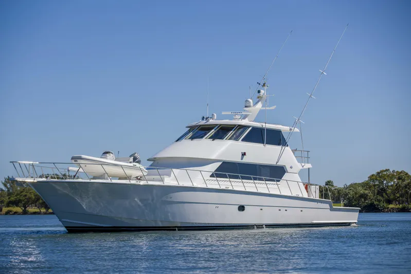 Tamara K Yacht Photos Pics Hatteras 86 TAMARA K - Starboard Profile