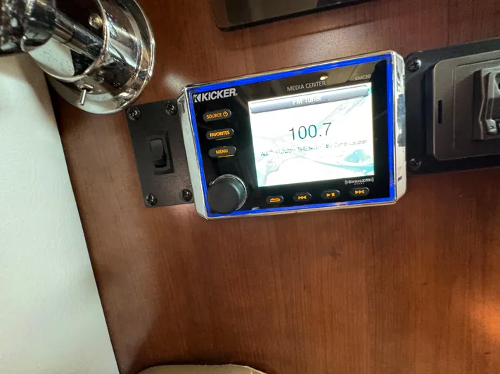  Yacht Photos Pics Kicker media center in 2018 Crownline 350 SY boat interior.