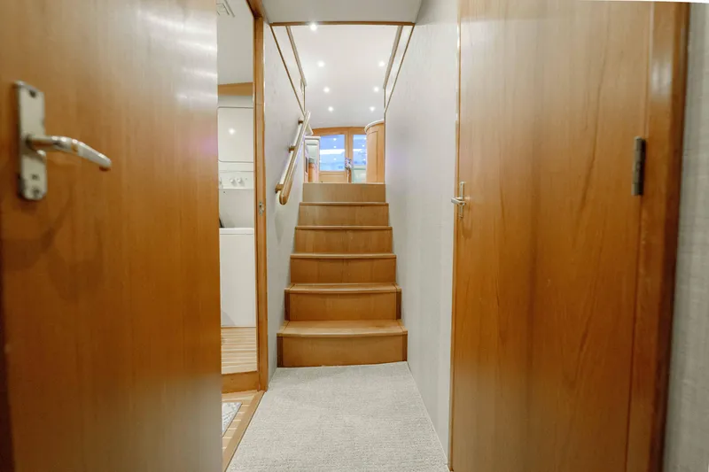 Mister Pete Yacht Photos Pics 58 C & L Mister Pete- Stairway