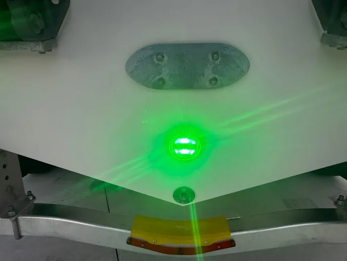  Yacht Photos Pics 2020 Pursuit DC 266 Dual Console boat with green navigation light and metal fittings.