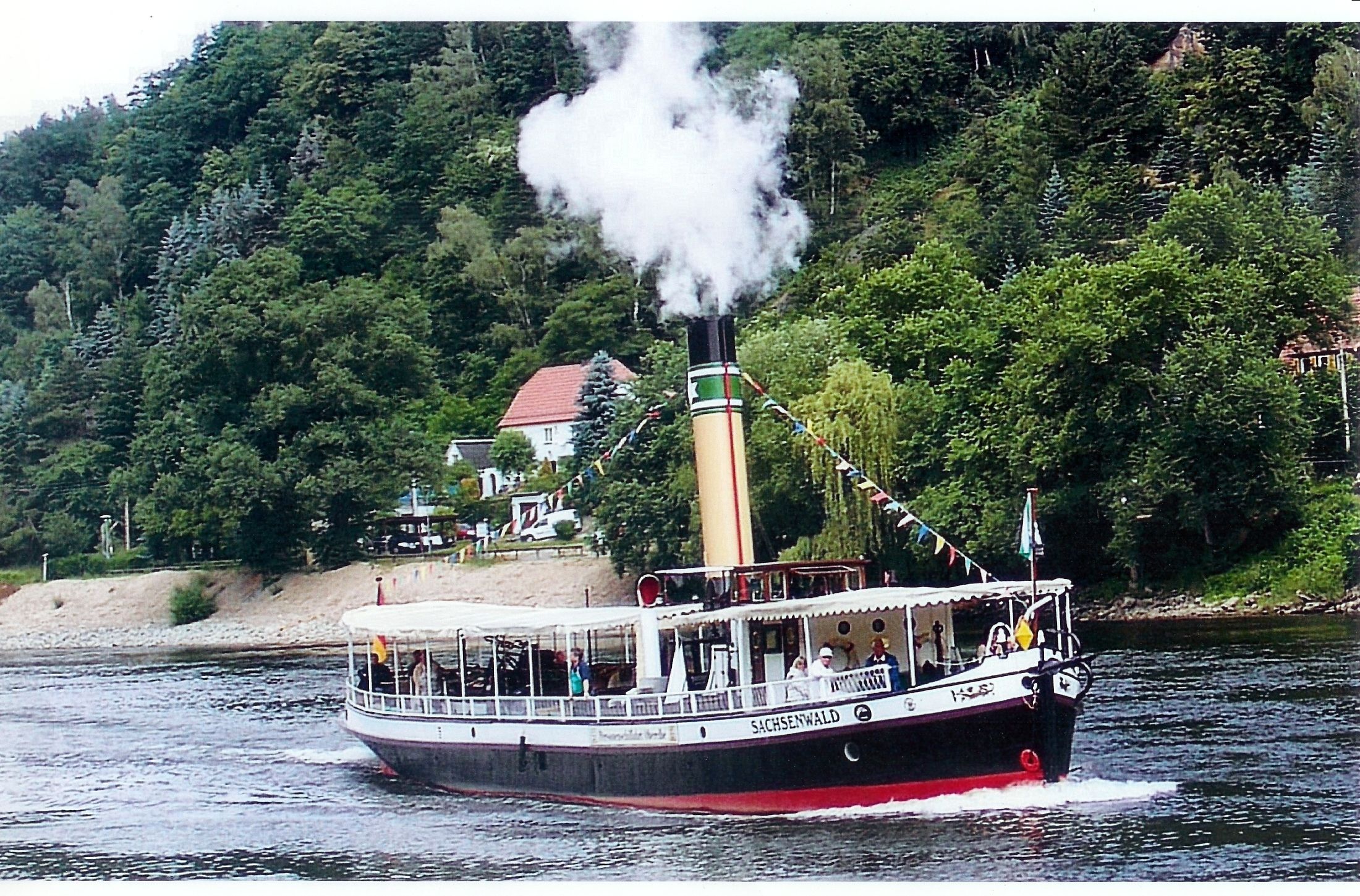 1914 Inland Dagpassagiersschip / Partyboot SACHSENWALD