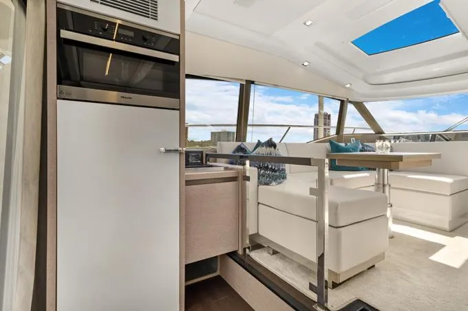 Lucky One Yacht Photos Pics Galley to port