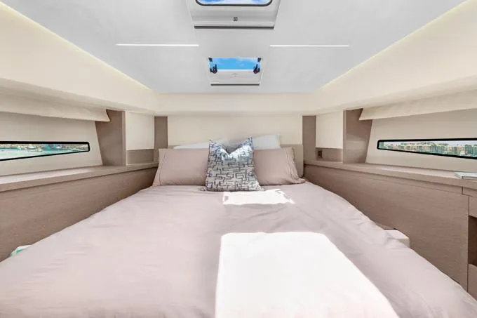 Lucky One Yacht Photos Pics Forward stateroom