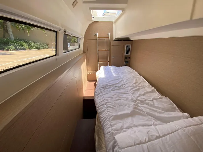 Lucky One Yacht Photos Pics Crew quarters down from aft deck