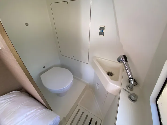 Lucky One Yacht Photos Pics Crew head