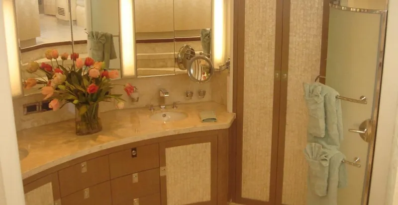 White Shark Yacht Photos Pics Master's bathroom