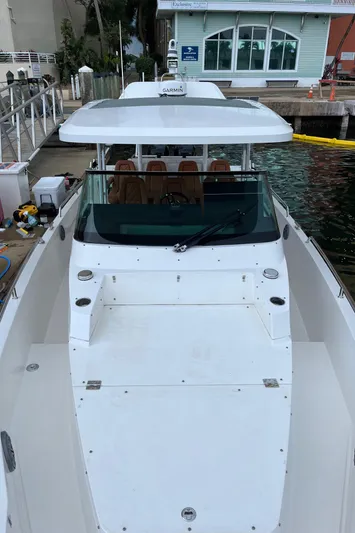 Special !! Call For Details! Yacht Photos Pics 2018 Axopar 370 SUN TOP boat docked at marina.