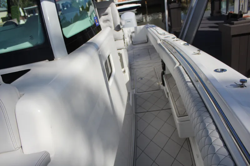  Yacht Photos Pics Deck of HCB 42 Lujo 2023 with luxurious design.