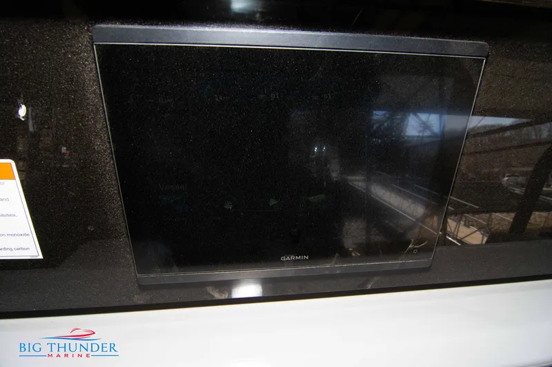  Yacht Photos Pics Garmin display on 2024 Jeanneau Leader 10.5 WA boat at Big Thunder Marine.