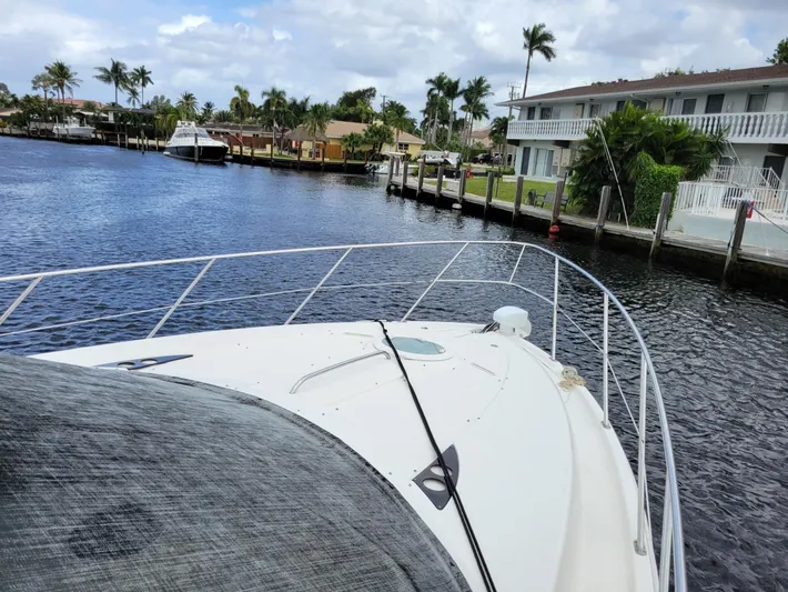 Sea Shack Yacht Photos Pics Meridian 391 yacht cruising through a scenic canal, 2013 model.
