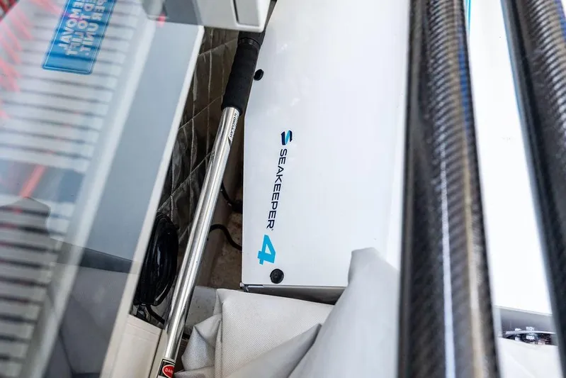  Yacht Photos Pics Seakeeper 4 stabilizer in 2025 SACS 40 Rebel boat interior.