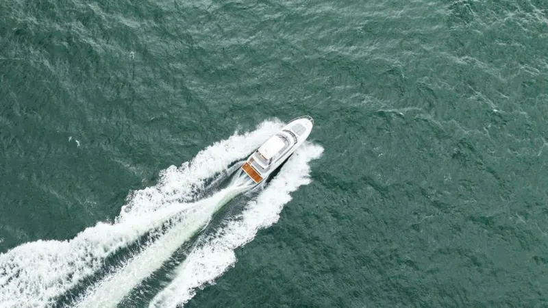 Miss Peggy Yacht Photos Pics 2024 46 Prestige Flybridge -Running Profile