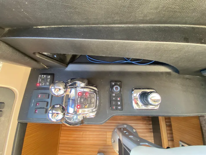 Daddy's Money Yacht Photos Pics Electronic controls with joystick docking