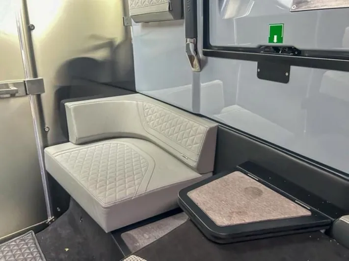  Yacht Photos Pics Interior seating of 2024 BRABUS Shadow 1000 ST with quilted upholstery.