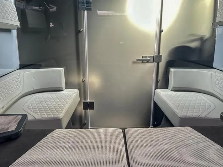  Yacht Photos Pics Interior of 2024 BRABUS Shadow 1000 ST with luxurious seating and modern design.