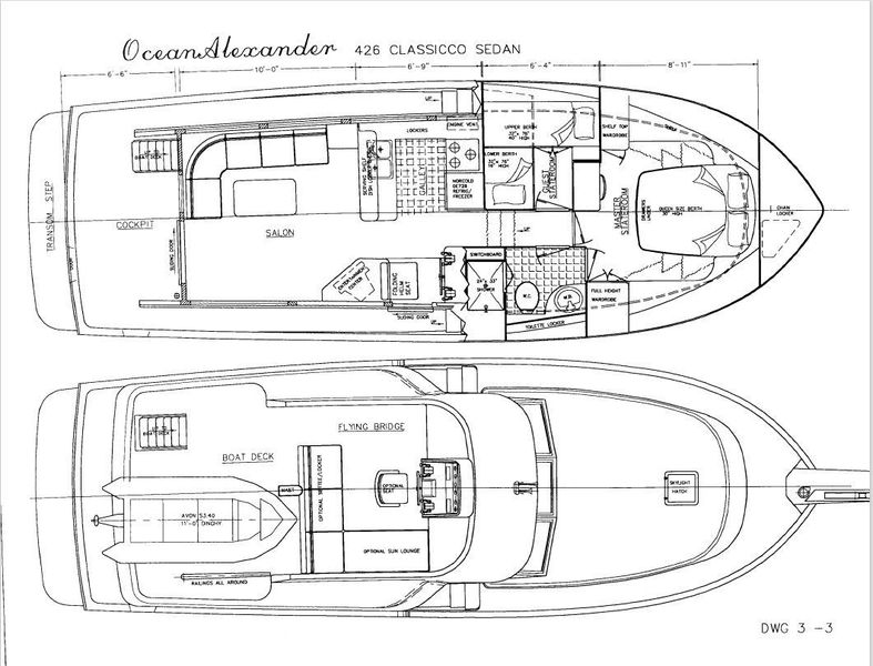 1999 Ocean Alexander 426 CLASSICO SEDAN