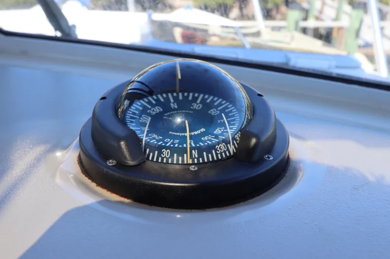  Yacht Photos Pics Compass on 2008 Glacier Bay 3080 Coastal Runner boat dashboard.