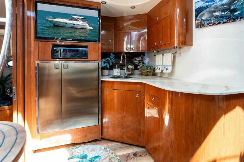 Blu Ayes Yacht Photos Pics Galley