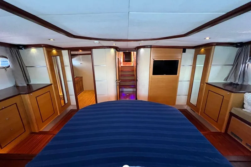 Cİca Sultan Yacht Photos Pics Luxurious interior of 2014 Ark Yat 24M yacht with wood accents and modern amenities.