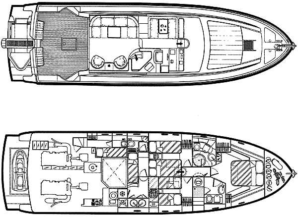 2000 Ferretti Yachts 57