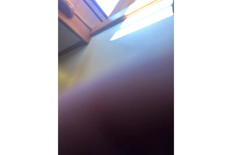 Maximon Yacht Photos Pics Blurry interior view of a 1989 Grand Banks 46 Classic yacht.