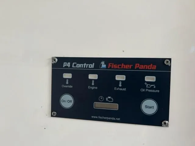  Yacht Photos Pics Fischer Panda P4 Control panel on a 2018 Intrepid 375 Walkaround boat.