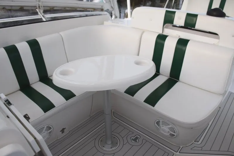 Cat Five Yacht Photos Pics Table can be moved to cabin if needed