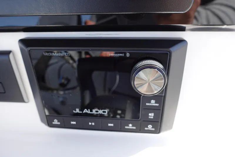  Yacht Photos Pics JL Audio MediaMaster display on 2025 Sea Fox 328 Commander boat.