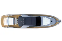 Manufacturer Provided Image: Pershing 70 Deck Layout Plan