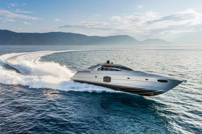 M Yacht Photos Pics Manufacturer Provided Image: Pershing 70 Side View