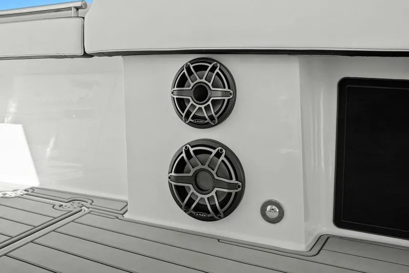  Yacht Photos Pics 2022 World Cat 400 CC-X - Starboard Side Speakers
