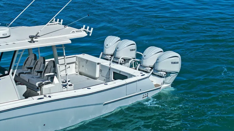  Yacht Photos Pics 2022 World Cat 400 CC-X - Aerial Stern