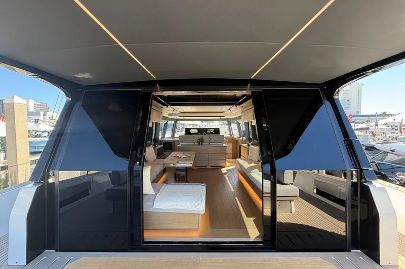  Yacht Photos Pics Luxurious interior of 2026 Pardo Yachts GT75, featuring modern design and spacious layout.